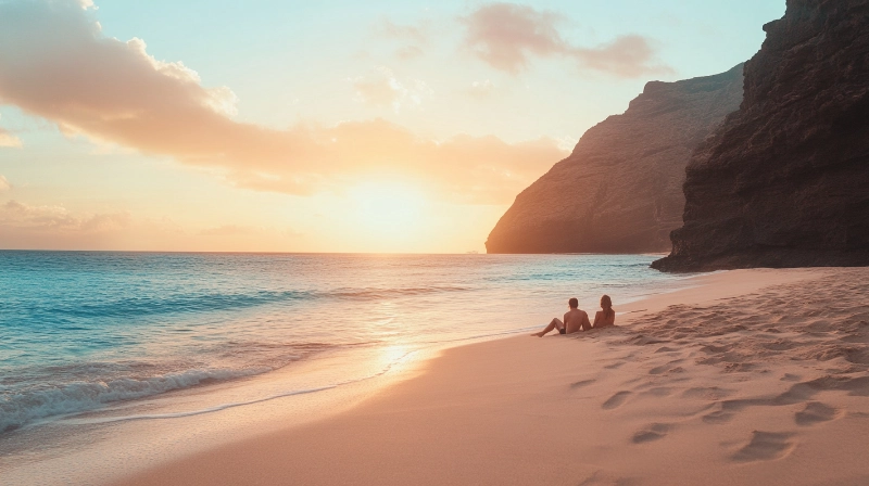 romantic beach